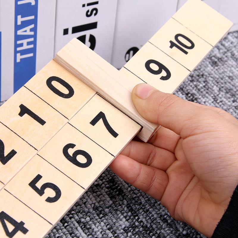 Digital decomposition ruler Kindergarten sub-ruler addition and subtraction 1-10 teaching aids Children's educational toys