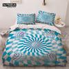 Geometric Bedding Set King Queen Size For Kids Adults Print Duvet Cover Set Comforter Cover With Pillowcases Bedroom Decorative