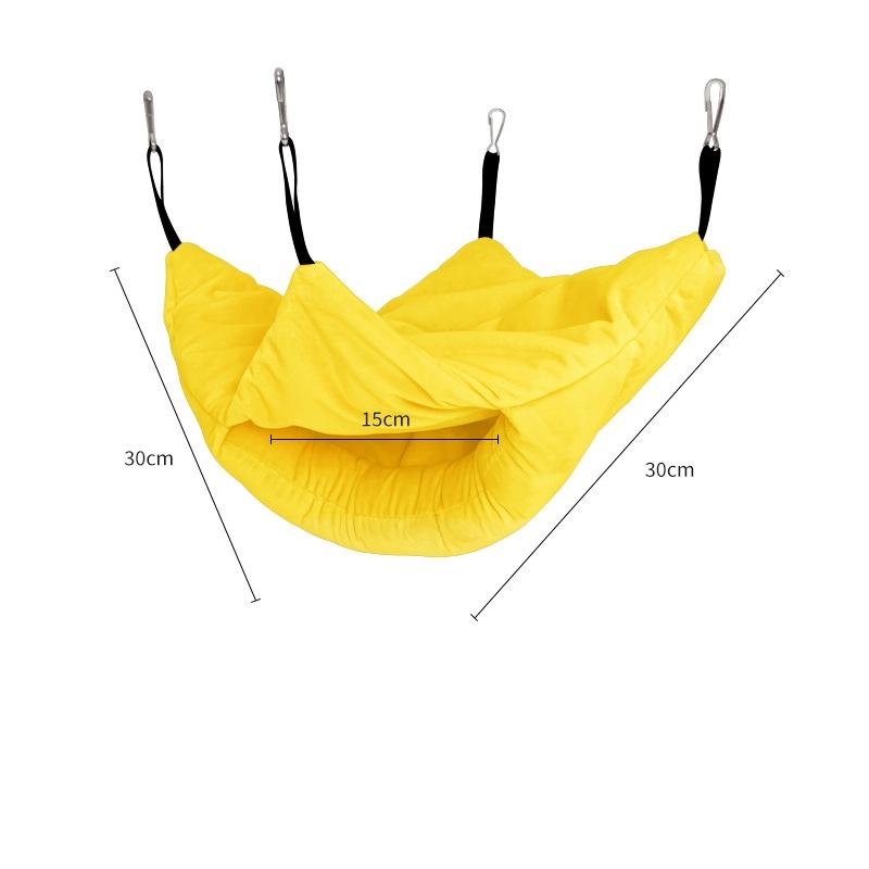 Haustier Vogel Papagei Hängbare Käfige Warme Hängematte Hütte Zelt Warm Langlebig Verschleißfest Hängende Höhle Schlaf Brüten Käfig Dekoration