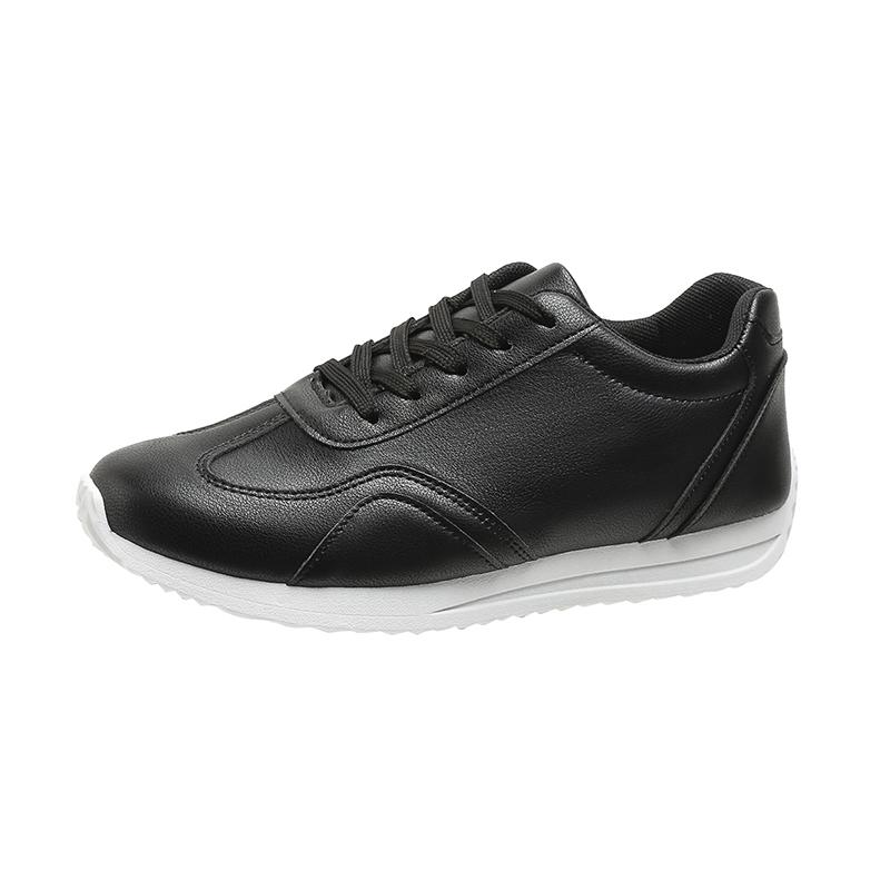 Fashion White Leather Sneakers Sport Vulcanized Shoes Comforthable Spring Sneakers Casual Shoes 2024 Fashion School Tennis Flat Shoes