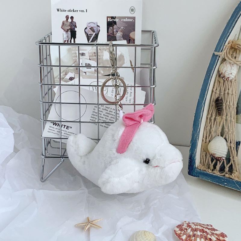 New Cute Marine Animal Doll Girl Pericarp Bag Keychain Pendant Plush Doll Grab Machine Doll