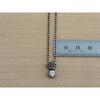 Used Justin Davis Crown Necklace Silver 925 Ball Chain