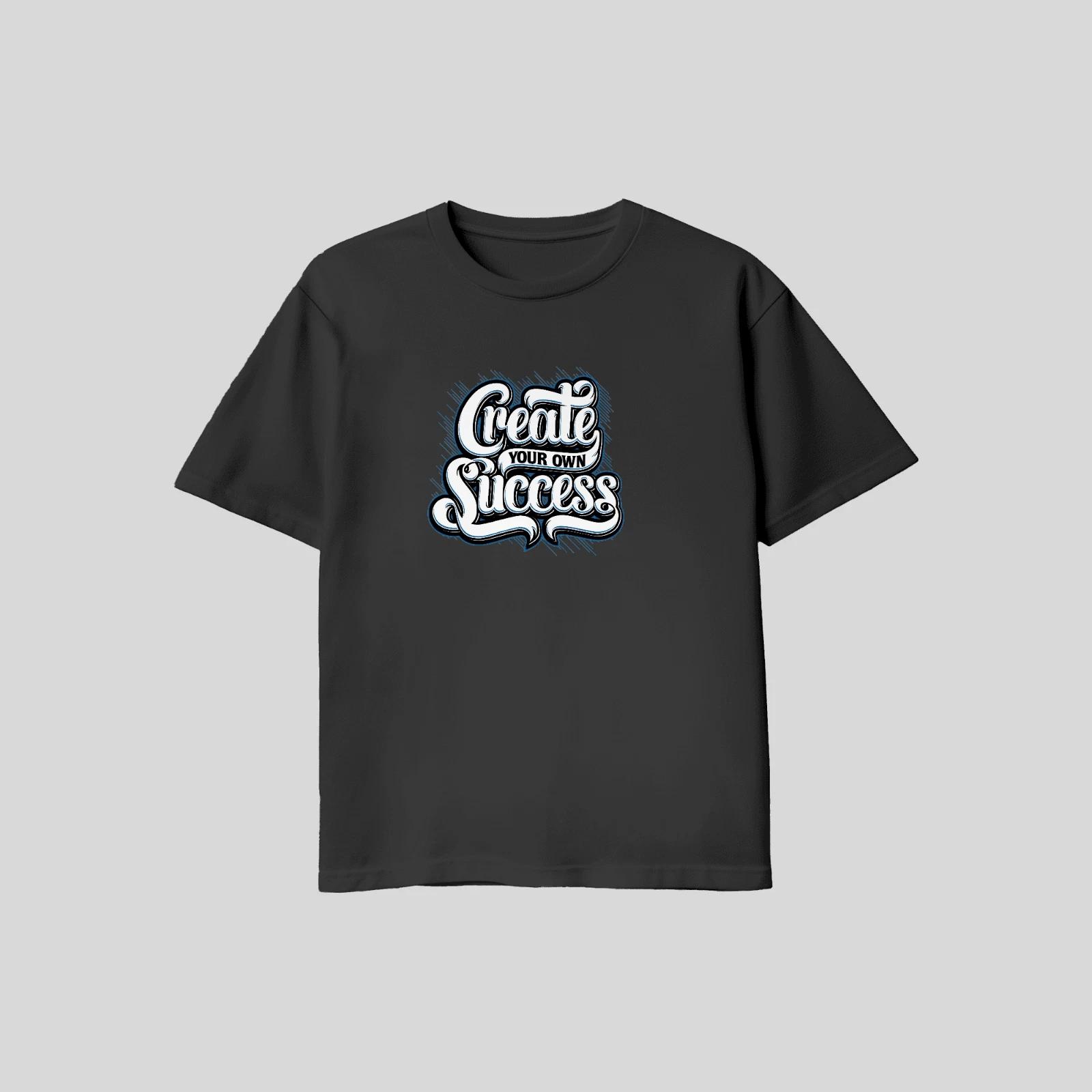 Unisex Adult Casual Graphic Create Your Own Success Motivational T ... S