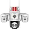 Yoosee 6MP 4G Surveillance Camera with 10x Zoom and 4-Lens Configuration