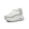 Hollow Women's Sandals 2025 Xia Xin Round Head Special Mesh Breathable Casual Fashion Explosion Thick Sole Heightening Dad Shoes
