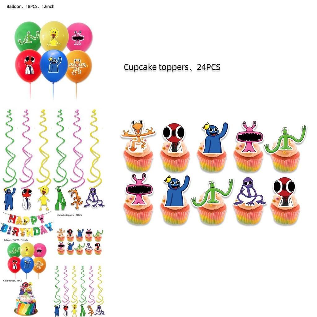 Vibrant Roblox Rainbow Friends Birthday Party Decorations Supplies Kit For Kids