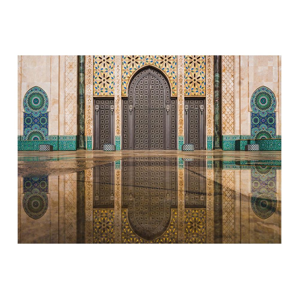 Islamische Kalligraphie Leinwand Malerei Allahu Akbar Kaaba Heiliger Ort Die Moschee Poster und Drucke Wandkunst Wohnzimmer Dekor