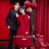 Petite Faux Wool Red Coat: 2024 Autumn/Winter Wedding & Engagement