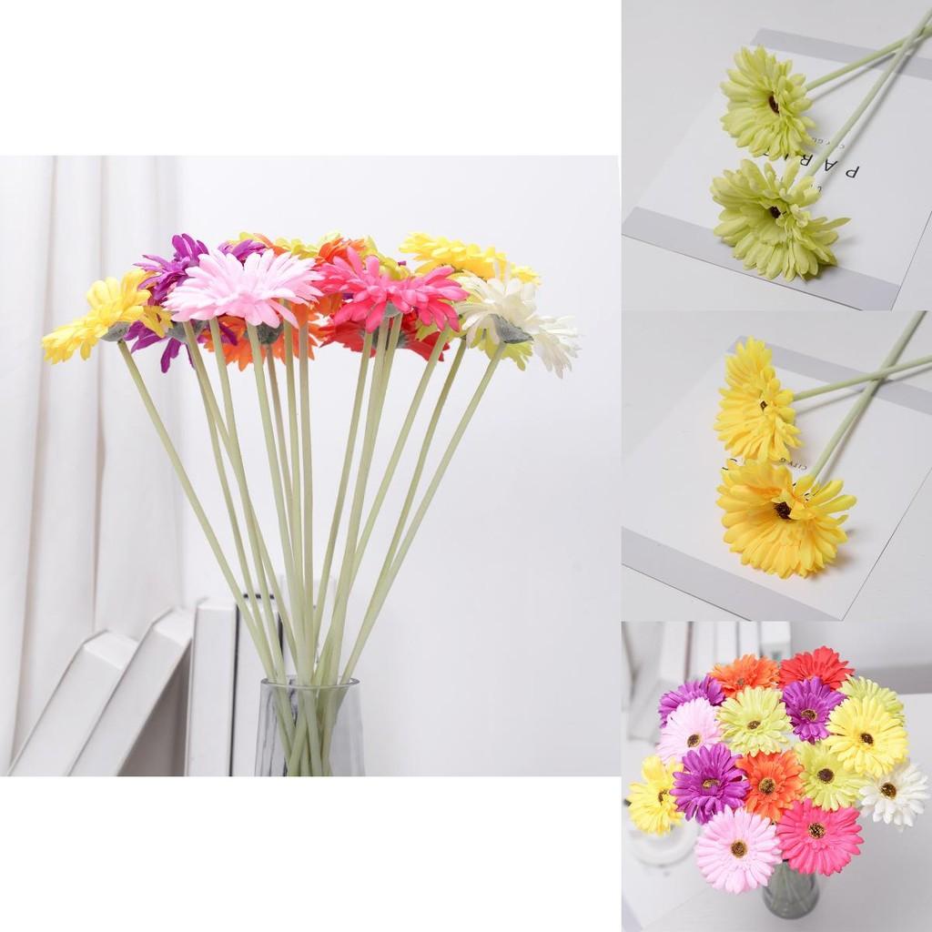 Daisy Fake Flower Home Decor With Silk Material For Living Space And Photography Props