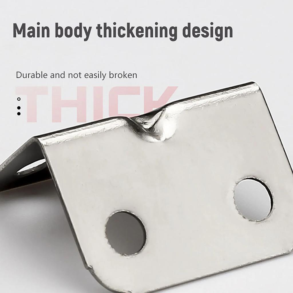 10pcs Angle Iron Board Table Chair Cabinet Wardrobe Fixed Connector 90-degree Angle Plate Bracket Shelf Brackets Accessories