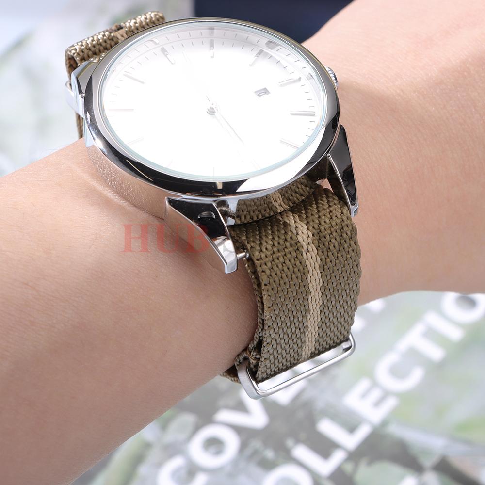 Nylon Watch Strap 18mm 20mm 22mm Stripe Watchband Replacement Watch Band Military Wristband Accessories for Seiko Watch Straps