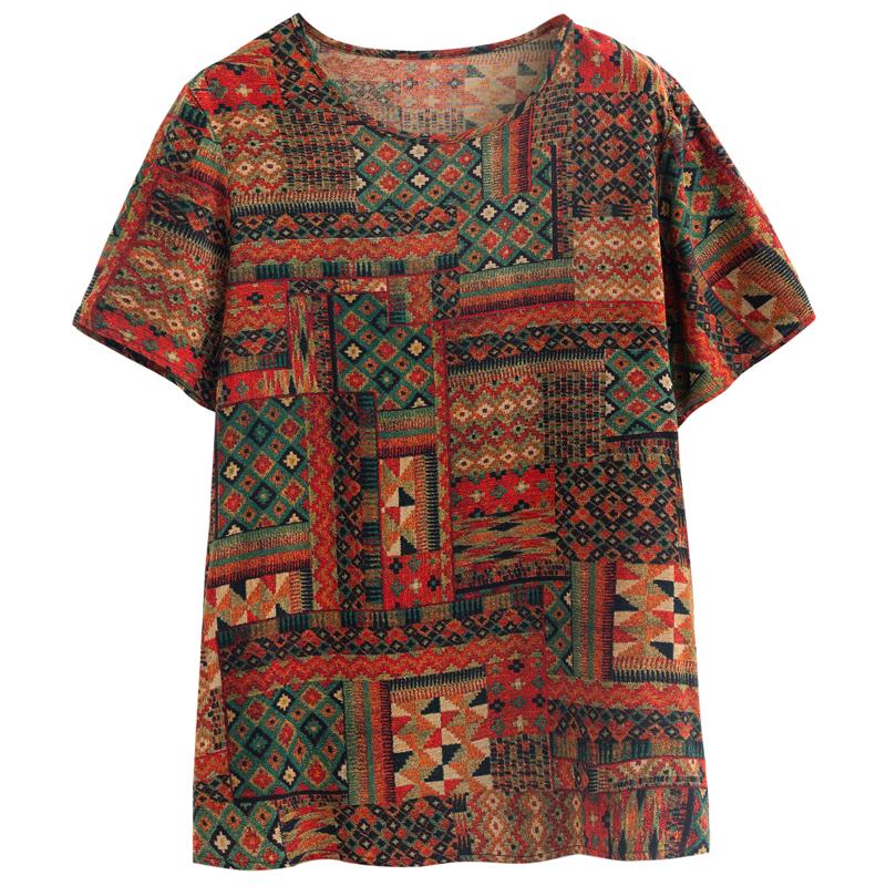 Plus Size Elegant 2 Piece Sets Womens Outfits Summer  Vintage Print Wide Legs Trouser Sets