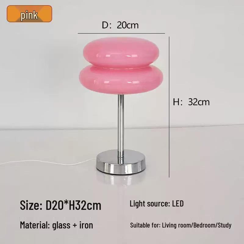 Bauhaus Minimalist Glass Table Lamp for Bedroom & Dining - Unique Gift