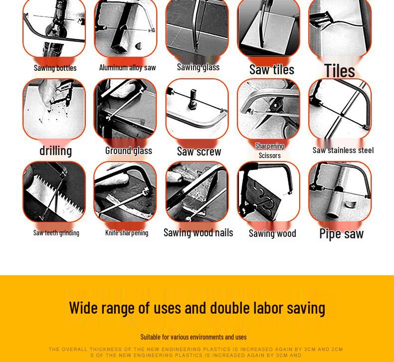 Kompaktowa piła wstęgowa wielozadaniowa do obróbki drewna