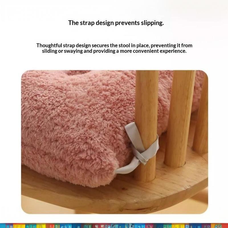 Winter Simple Plush Cushion Fart Cushion Office Sedentary Artifact Thickened Cushion Student Classroom Mat
