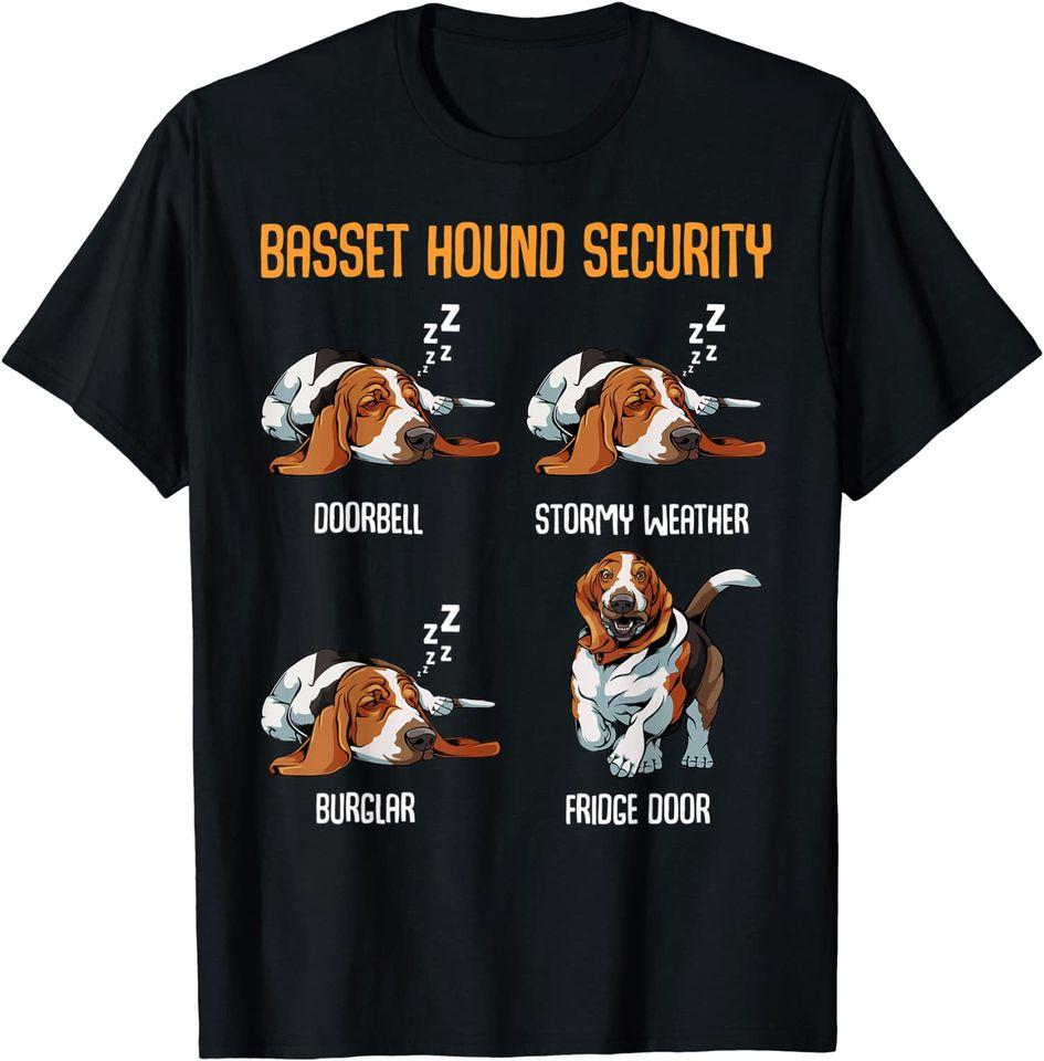 Basset Hound Security Funny T-Shirt Classic T-shirt