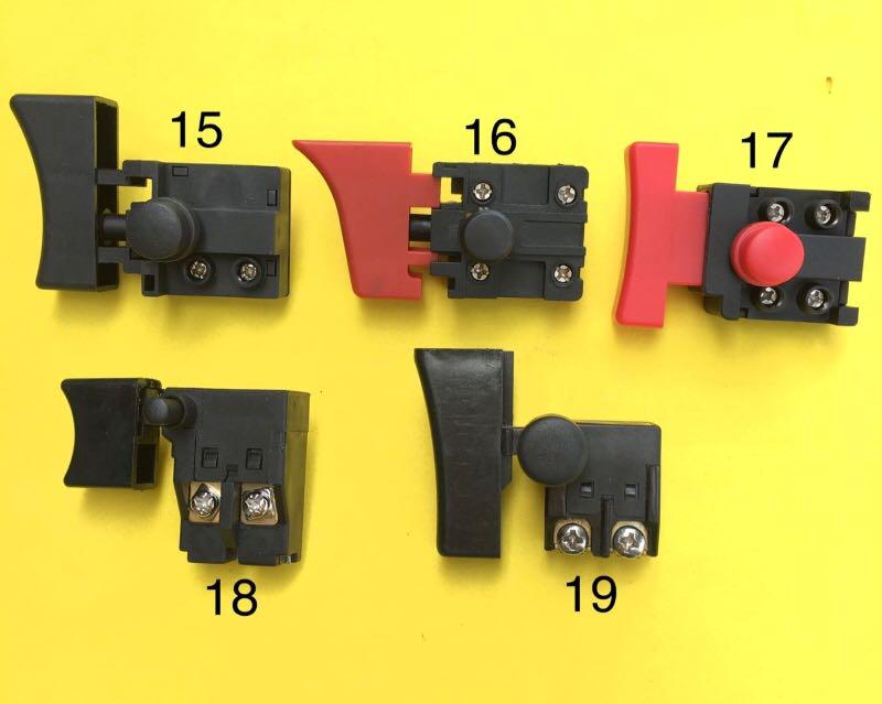 Electric Grinder Switch for Angle Grinders, Sanders, and Polishers