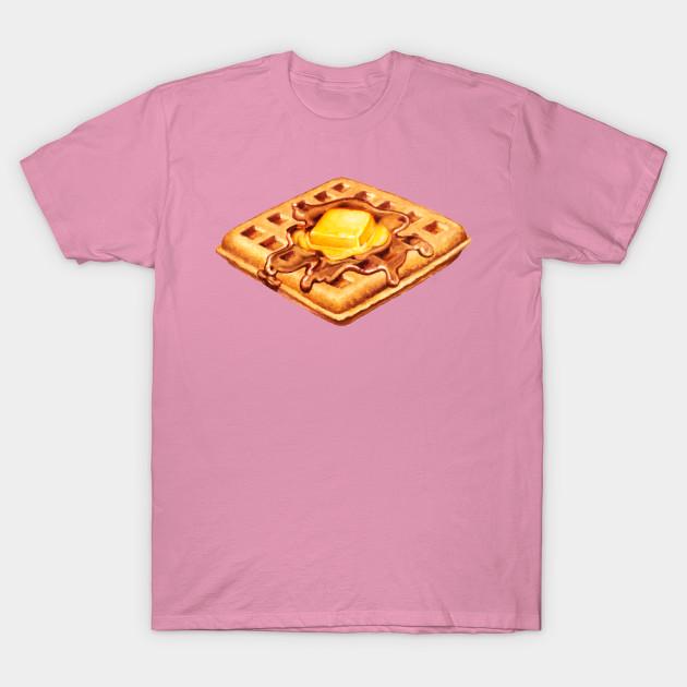 T Shirt Women Waffle Harajuku Print Kawaii Tshirt Summer Short Sleeve Female T-Shirt Top Tee
