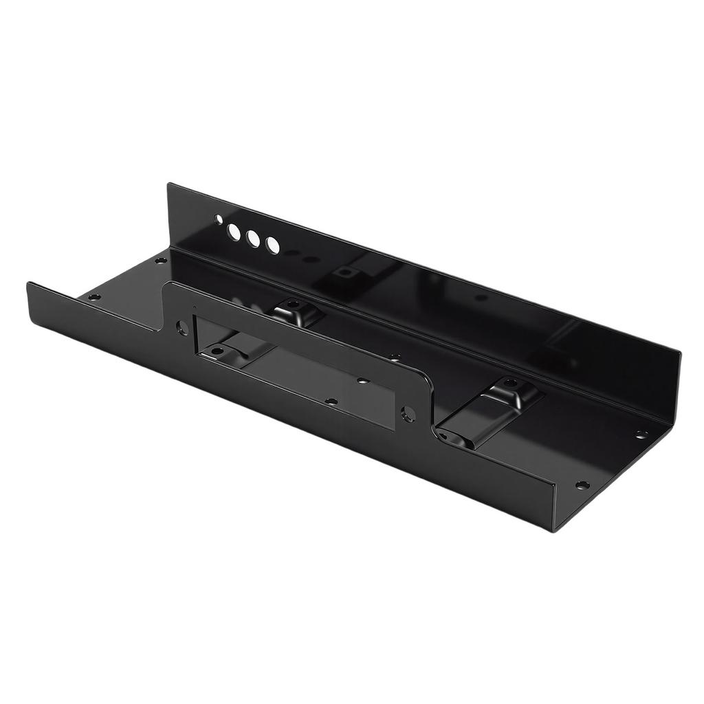   Winch Mounting Plate Heavy Duty Steel 15,000 Lbs with Fair  Flange Hardware for Truck SUV Trailer 10 X 4.5in Raised   Pattern