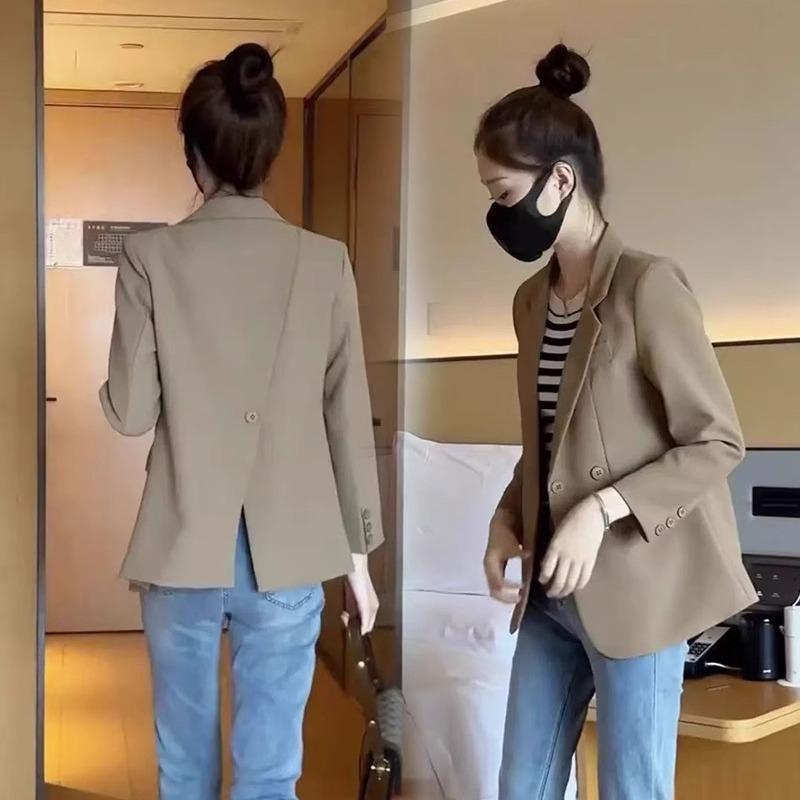 Elegantní volné sako slim fit pro malé ženy podzim/zima 2024