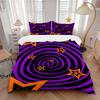 3pcs Starburst Pattern Bedding Set, Breathable and Soft, Suitable for All Seasons, Ideal for Home Use, Suitable for Bedroom Decor 21138