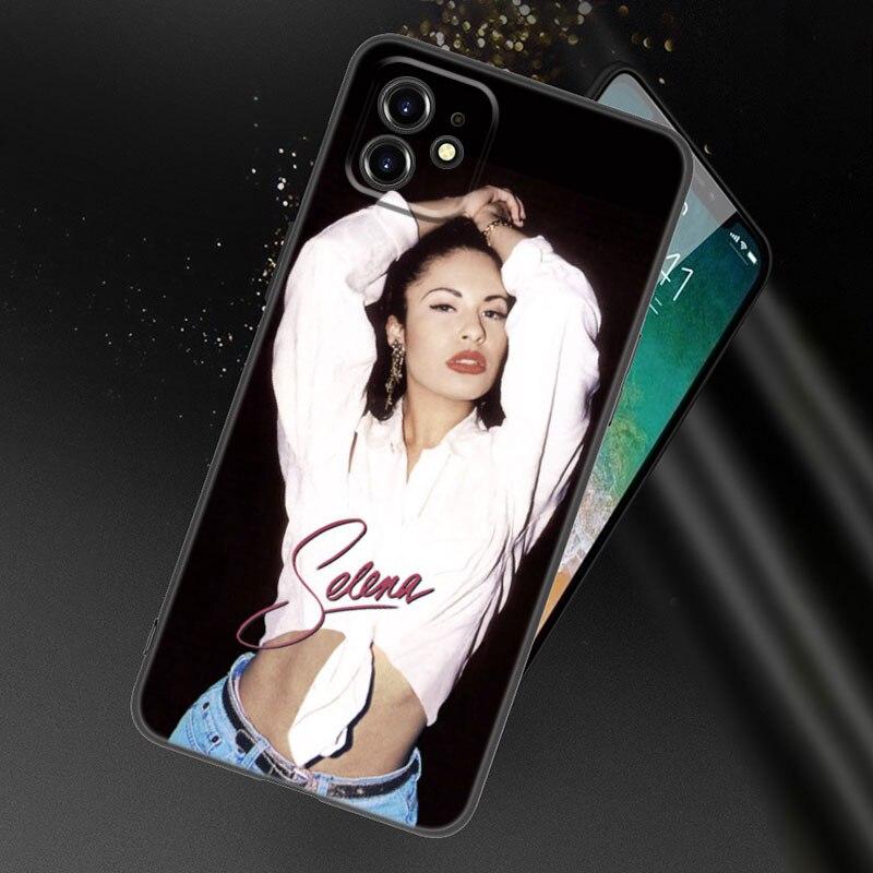 Selena Quintanilla Phone Case For Apple iPhone 13 12 Mini 11 Pro XS Max XR X 8 7 6S 6 Plus SE 2022 2020 5S 5 Soft Black Cover