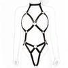 Women Sexy Pu Leather Full Body Harness Belt Waist Corset Belt Bondage Bdsm Woman Wear Gothic Fetish Clothing Exotic Accessories