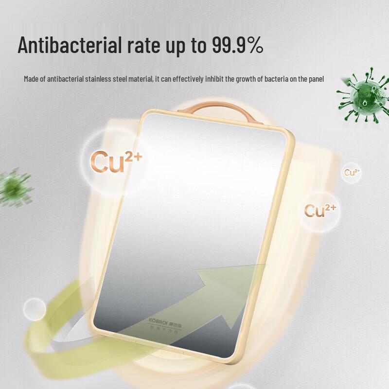 

Kangbach Antibacterial Stainless Steel Double-Sided Cutting Board