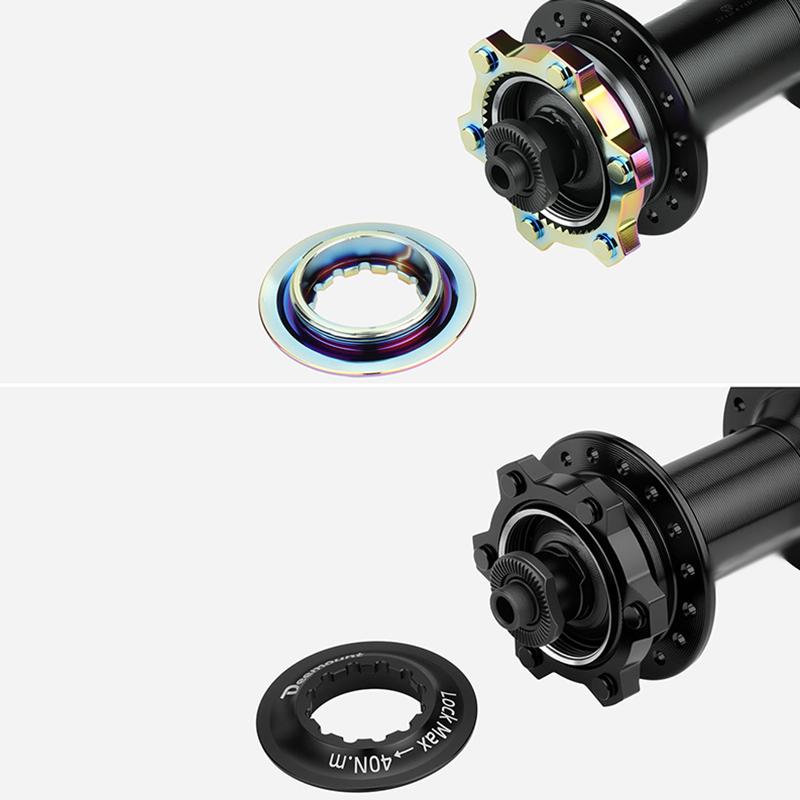 44mm Fahrrad Center Lock zu 6-Loch Scheibenbremsadapter Fahrradnabe Rotor Umwandlung für Fahrrad Scheibenbremszubehör