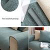 New Linen Solid Color Sofa Mat  Anti Slip Thickened Four Seasons Dustproof Seat Living Room Modern Minimalism Protector Cover