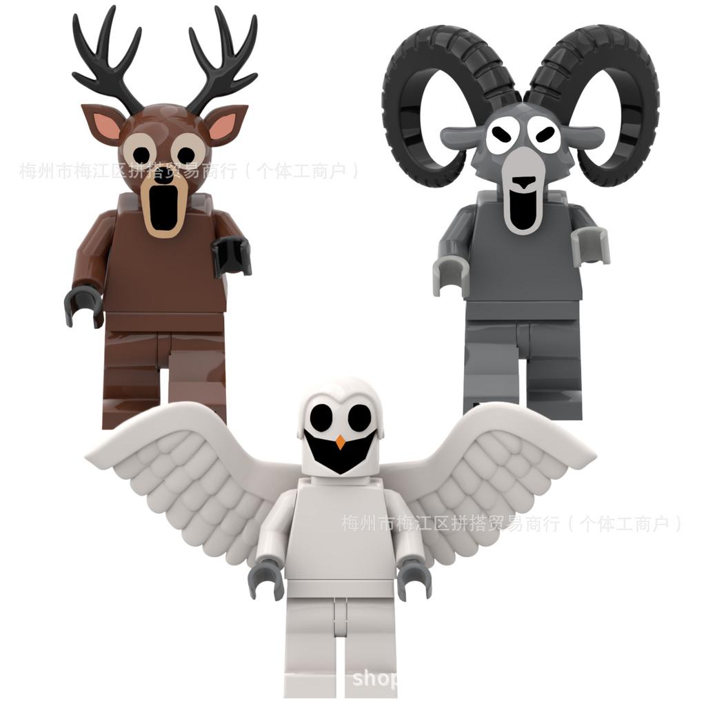 New 99 Nights In the Forest: Building Blocks, Bear Monster, Deer Monster, and Block Toys for 99 Nights Games In the Forest