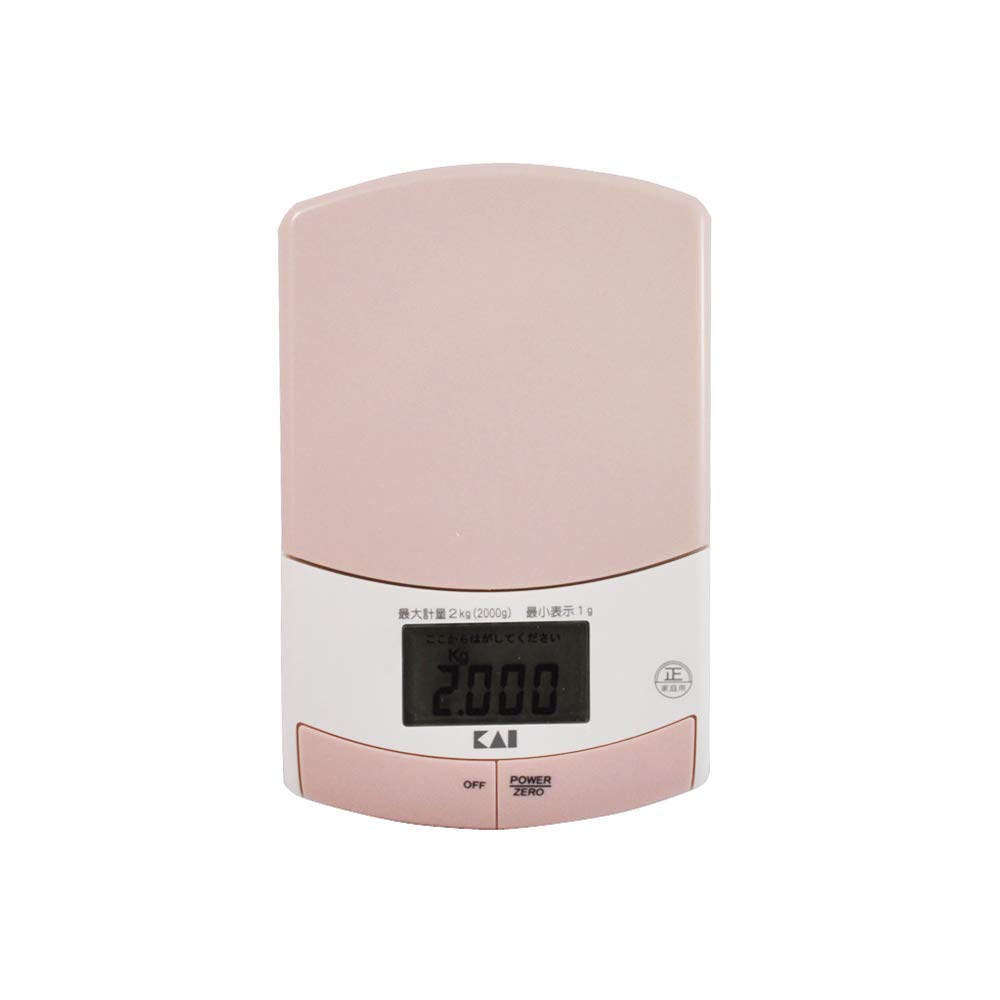 Kai Corporation KAI Thin Digital Scale Pink kai house select (2kg capacity)