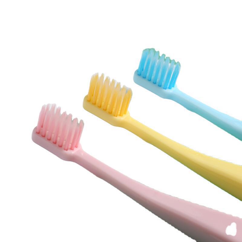 3-Pack Soft Toothbrushes for Children 2-6 Years, Macaron Colors, Small Heads