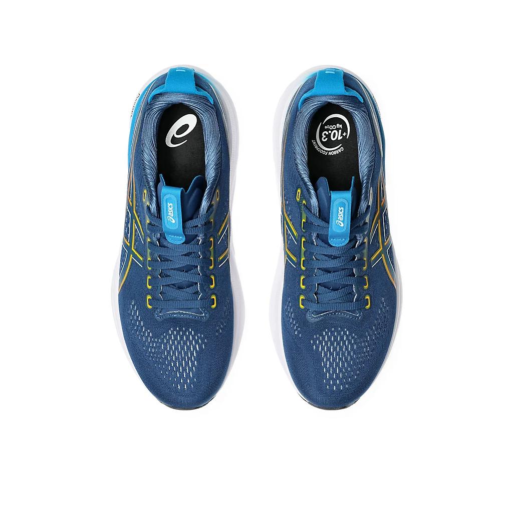 Asics GEL KAYANO 32 Rete Ammortizzazione Traspirante Assorbente Sudore Supporto Equilibrio Leggero Basse Scarpe da Corsa Uomo 1011C052-404