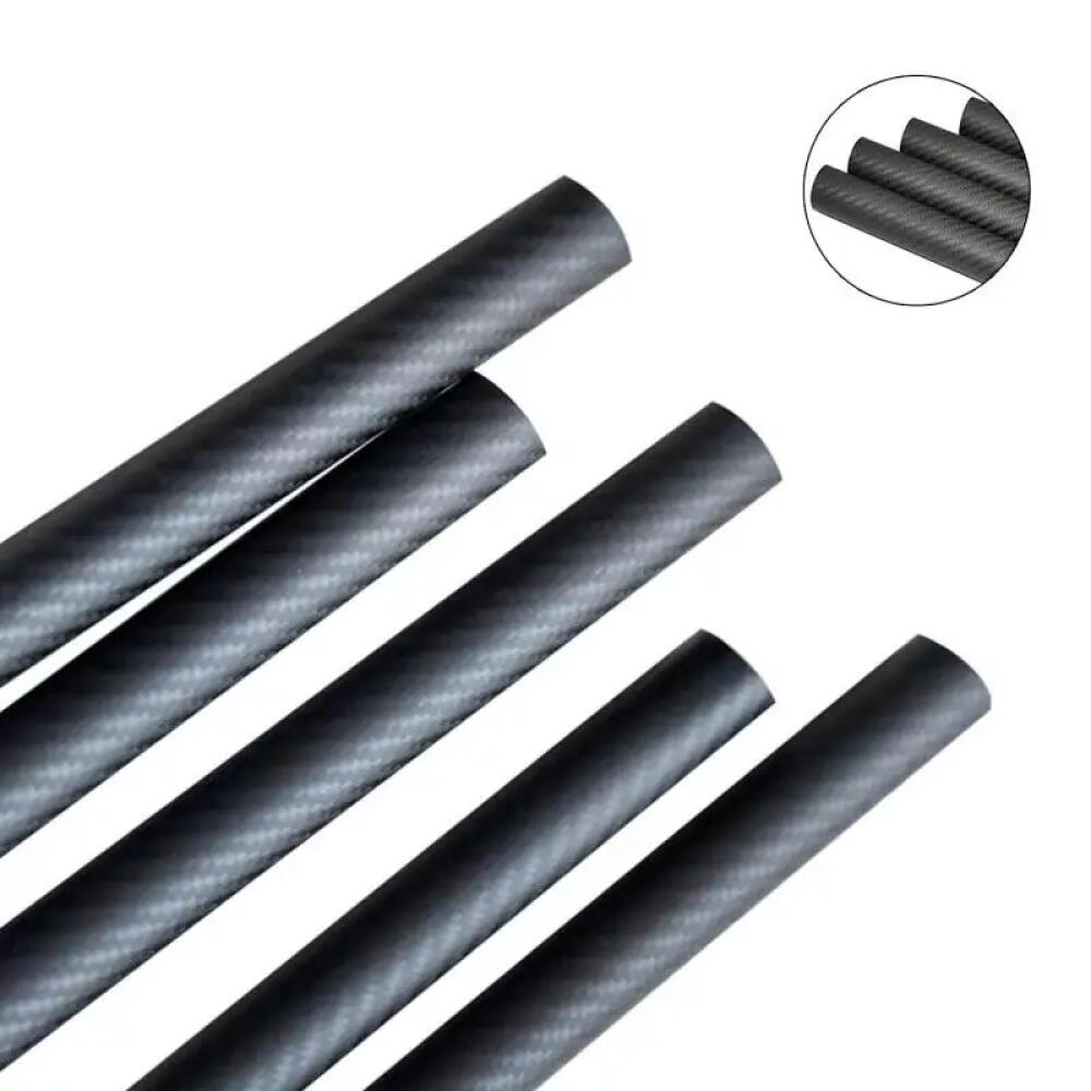 1pcs Length 200/500mm Carbon Fiber Tube High Composite Hardness Material 3K Twill Matte OD 5-28mm Pipes For Plant Protection Aircraft