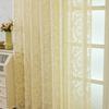 European Embroidered Sheer Curtains for Living Room Bedroom Balcony Bay Window Light Filtering Lace Window Screen