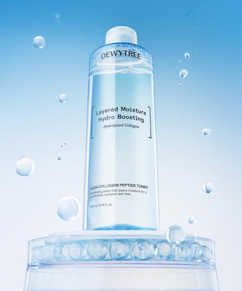 Dewytree [First Come First Served Basis] Aqua Collagen Peptide Toner 300ml  9ml Toner Free NONE