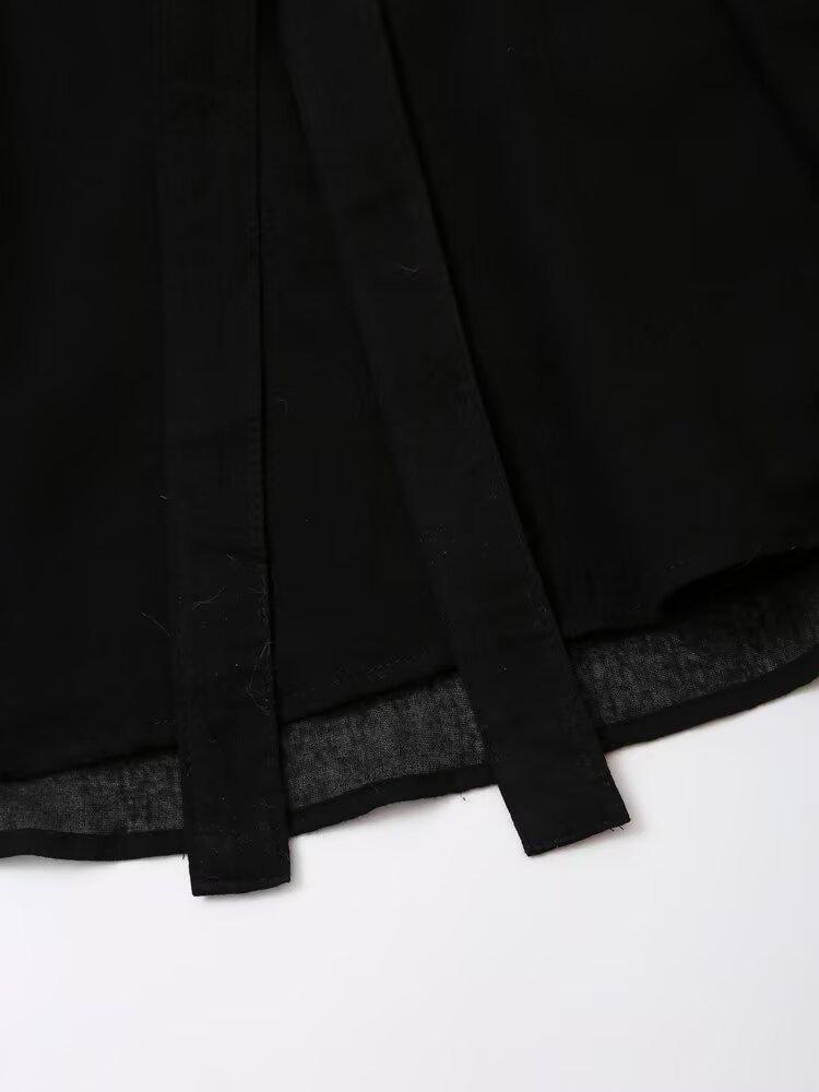 Autumn 2024 Women's European & American Style Embroidered Mini Dress