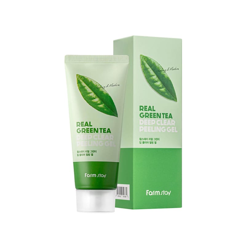 Farmstay Real Green Tea Deep Clear Peeling Gel 100ml