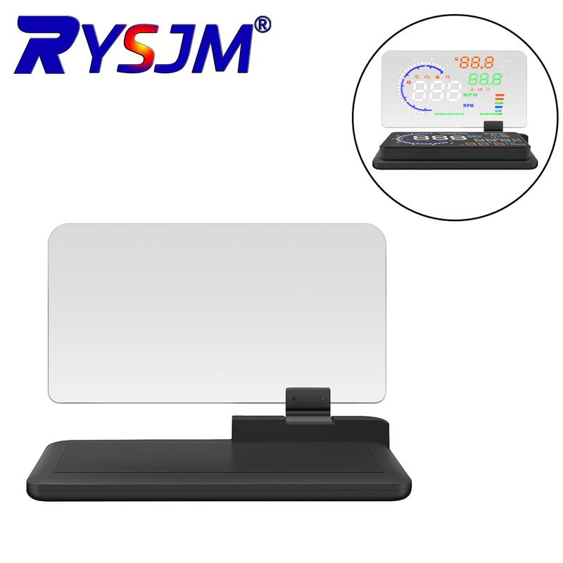 H6 Screen Car HUD Head up Display Projector Phone GPS Navigation Holder Cell Phones and Accessories