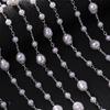 Stylish Imitation Pearls Headwear with Delicate Tassels Costume Headbands Ideal For Prom Gatherings And Casual Outfits