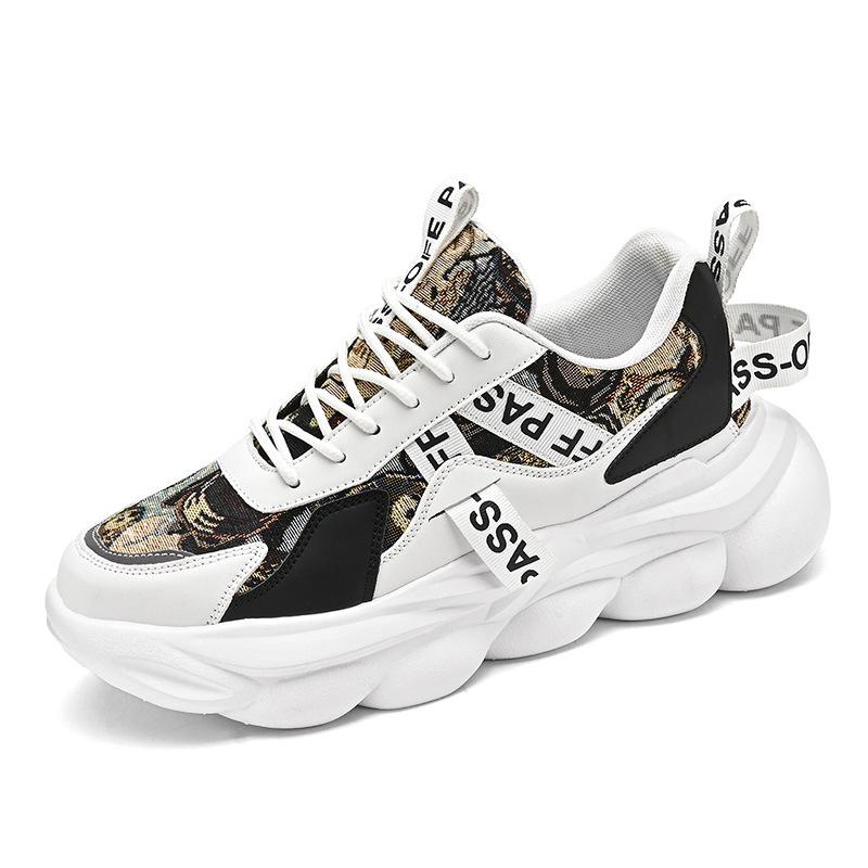 

Fashion 2025 New Men s Breathable Thick soled Sneakers Comfortable and Versatile Running Basketball Sports Casual Shoes 39