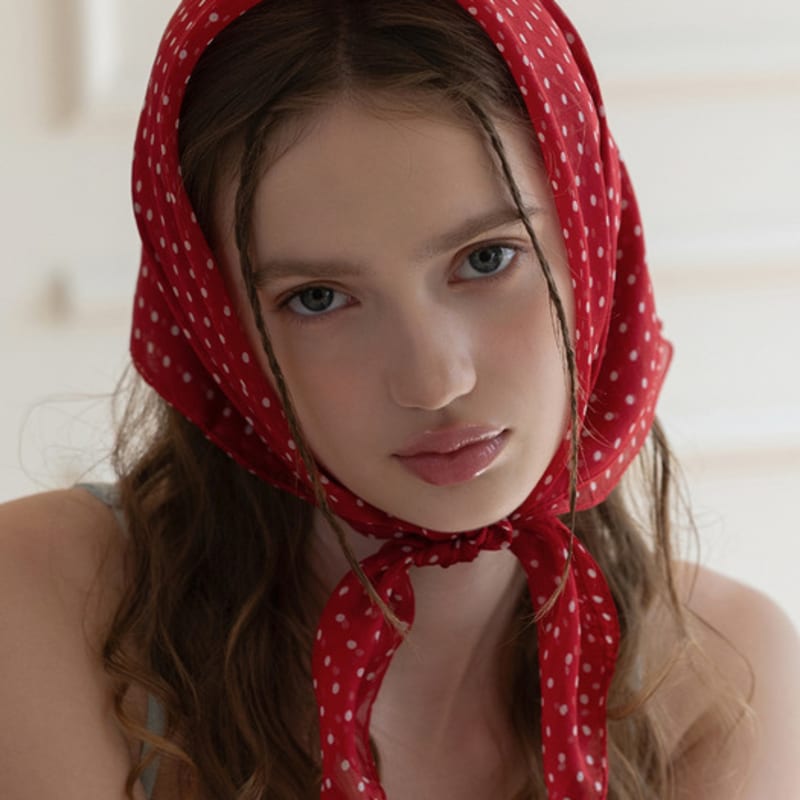 Tatiana Mimi Dot Square Silk Scarf SF2908 3 Colors