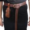 Medieval Leather Waist Pack for Women Men, Leather Rivet Waist Pouches Medieval Waist Coin Bag for Cosplay Party