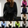 Women's Oversized Long Sleeve Crop Sweatshirt Loose Fashion Dressy Casual Sweatshirt Comfy Winter Pullover Tops