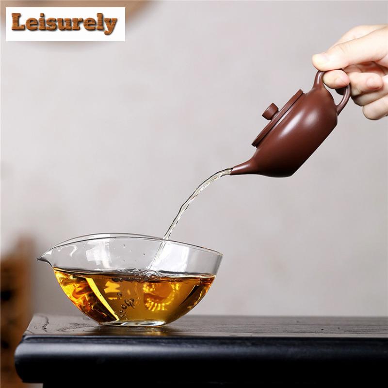 140ml Boutique Yixing Purple Clay Teapot Handmade Beauty Pot Raw Ore Purple Mud Kettle Chinese Zisha Tea Set Collection Supplies