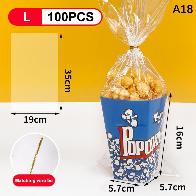 Disposable Popcorn Buckets Container Holder Paper Cup Popcorn Boxes Packaging Box For Theme Birthday Party Decoration