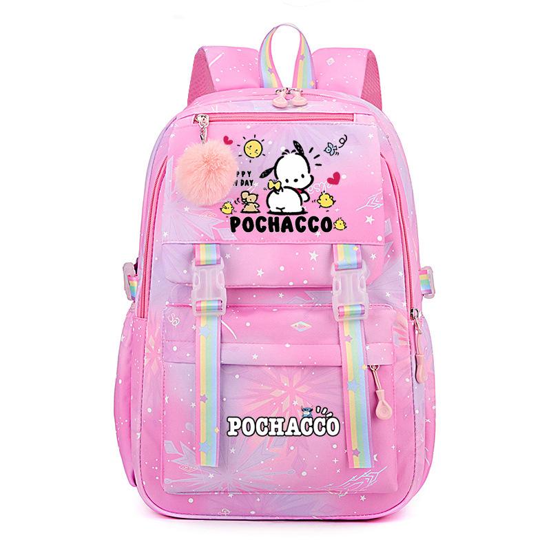 Pochaco Pacha Dog Cartoon Cute Backpack Sweet School Style Schoolbag