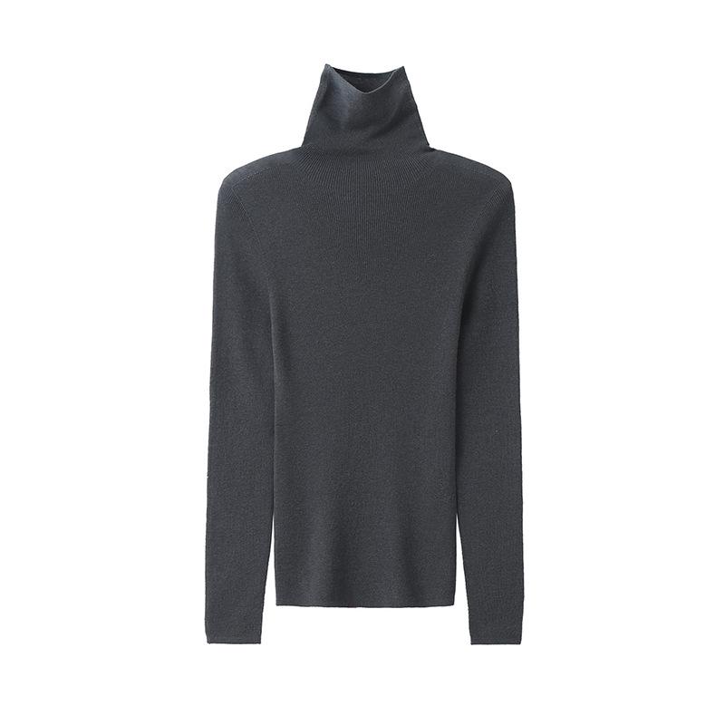 Skin-Friendly Seamless Merino Wool Base Layer Knitwear - Half & Full High Neck