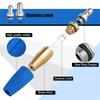 AEE4-Turbo Nozzle Pressure Washer,4000PSI Rotating Power Washer Nozzles(Max 5000PSI)With 1/4In And 3/8In Quick Connect,4.0GPM